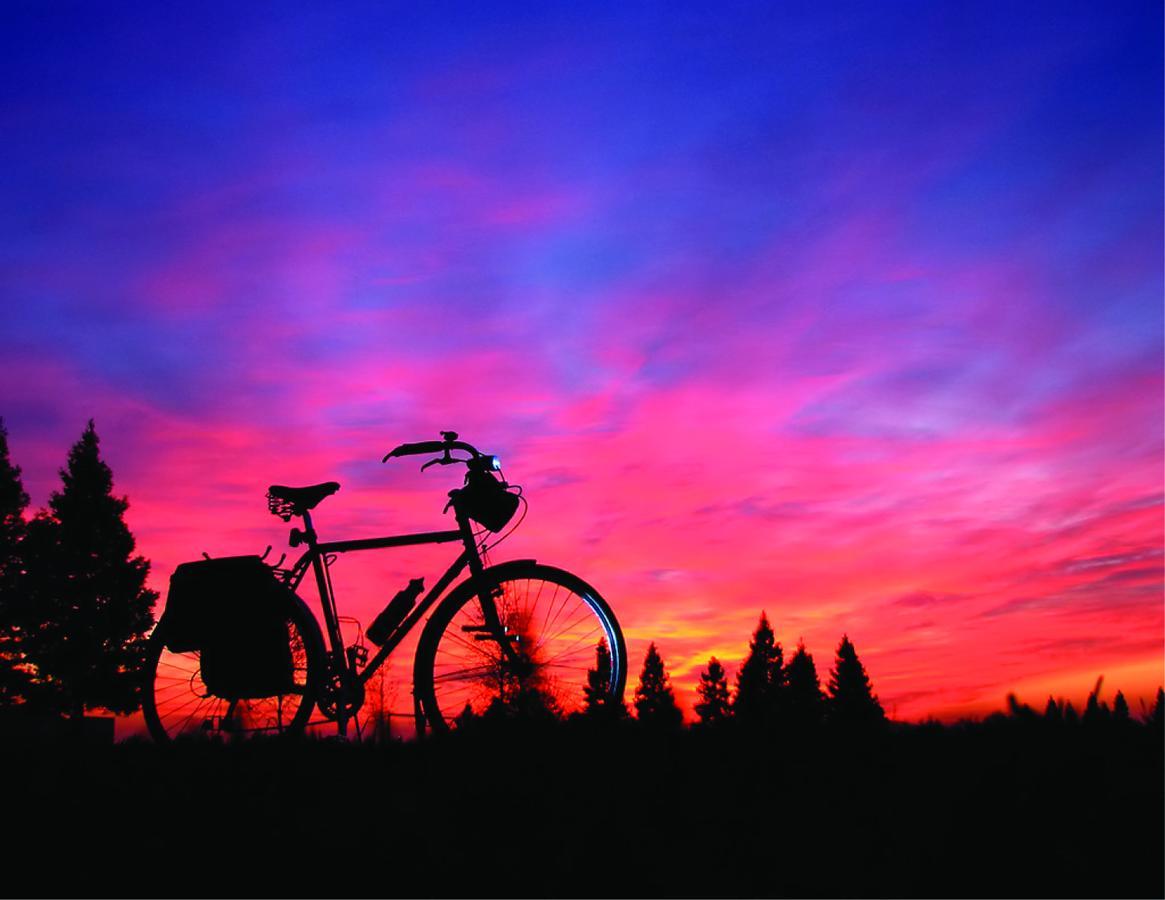 Dusit Thani Laguna Phuket Bang Tao Beach  Esterno foto Bicycle at sunset